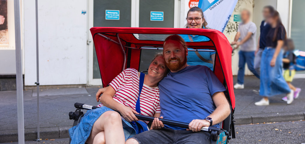 Die Fahrradrikscha ERika